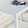 Modern 3Pcs Dining Bench Set Table+ 2 Stools Dining Room Kitchen for Small Space