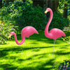 2Pcs Flamingo Garden Ornaments Patio Decor Figurine Lawn Pond Outdoor Sculpture