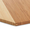 Chopping Board Set of 3 Cutting Block Bamboo Wooden Food Boards With Stand