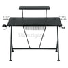 Gaming Desk PC Table w/ Monitor Stand+Cup Holder+Headphone Hook Ergonomic Office