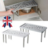 Adjustable Stand Rack Storage Shelf Cupboard Support Organiser Pantry Kitchen UK