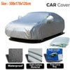 Outdoor Full Car Cover Large Heavy Duty Rain Snow UV Protection Breathable