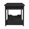 Two-Tier Contemporary Coffee Table w/ Open Shelf 4 Legs Home Furniture Vintage