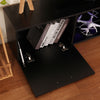 Modern 160cm TV Unit Cabinet Stand High Gloss Doors with LED Lights Black