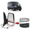 FOR FORD TRANSIT MK8 LOWER DOOR WING MIRROR GLASS 2014ON DRIVER RIGHT BACK PLATE