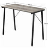 Computer Desk Modern PC Laptop Table Study Desk Workstation for Home Office Gray
