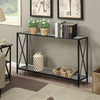 Industrial Slim Hallway Console Table Hall Entryway Narrow Double Oxford Storage