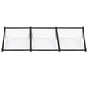 Outdoor Door Canopy Window Roof Fixed Awning Porch UV Water Rain Cover Shelter