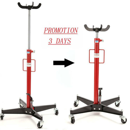 Ace Vertical Telescopic Car Transmission Jack 500kg Hydraulic Motor Gearbox Lift