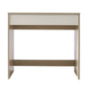 Simple Budget Computer Desk Wooden Small Table With Sliding Drawer Tray