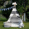 New Large Kids Teepee Tent Indian Wigwam Child Play House 120X120X145CM
