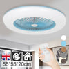 Modern Ceiling Fans LED Light Adjustable Wind Speed Dimmable IR Remote Control