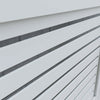 Small Radiator Cover Modern White Painted Horizontal Grill Wall Cabinet Home UK