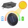 Mondeer 3M Garden Banana Parasol Cantilever Parasol Crank Handle with Solar LED