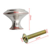 10Pcs Door Handles Knobs Chrome Drawer Wardrobe Cupboard Cabinet Round Handle
