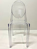 Ghost Dining Chair Lounge Transparent Plastic Chairs, UK Modern Design Clear UK