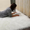 Large Faux Fur Sheepskin Rug Fluffy Mat Room Sofa Bed Hairy Shaggy Floor Carpet