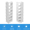 3/4/7 Tier Shoes Storage Cabinet White Door Organiser Shelf Rack Stand Unit New