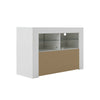 Modern TV Unit Stand Cabinet High Gloss Doors Sideboard Living Room LED Light