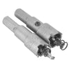10pc Stainless Steel TCT Hole Saw Cutter Drill Bits Drilling Set for Metal Alloy