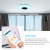 RGB LED Ceiling Light Bluetooth Speaker Music Lamp Dimmable APP Remote Round 60W