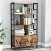Tribesigns Storage Cabinet with 3 Shelves& 2 Doors Industrial Bookcase Bookshelf