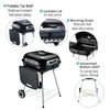 Outsunny Portable Charcoal Steel Grill BBQ Outdoor Picnic Camping Backyard w/