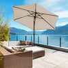 Tilt Garden Parasol Beach Umbrella Patio Sun Shade Rust Proof Beach Shield New