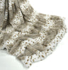 Faux Fur Mink Fox Stripe Arctic Soft Scatter Cushion Covers Cosy Fleece Blanket