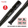 Black Baseball Bat LED Flashlight Q5 Cree Waterproof Security Super Bright Torch