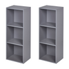 2, 3, 4 Tier Wooden Bookcase Shelving Display Shelves Storage Unit Wood Shelf