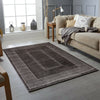 MODERN DESIGN RUG SILVER BLACK SOFT LARGE LIVING ROOM FLOOR BEDROOM CARPET RUGS