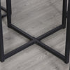 Compact 5pc Kitchen Dining Set Wood Bar Table Chair Home Space Saving Furniture