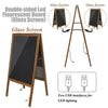 LED Light Advertising Message Writing Board A Board Pavement Sign Display Stand