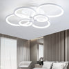 Modern Lamp Ring LED Ceiling Light Chandelier Lights Living Dining Room Decor UK