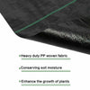 2m Wide 100gsm Weed Control Fabric Ground Cover Membrane Landscape Mulch Garden