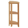3 Tier Wood Wooden Corner Shelf Book Telephone Plant Pot Table Rack Unit Stand