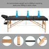 Mondeer 2/3 Folding Portable Lightweight Massage Table Salon Beauty Tattoo Couch