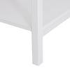 Wooden Bedside Table Cabinet W/ Drawer Shelf Storage End Side White