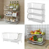 Modern Metal Stacking Wire Kitchen Vegetable Fruit Basket Storage Rack Organizer