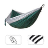 Garden Camping Cotton Fabric Hammock Lightweight Hang Bed Outdoor Travel Nylon (Green)