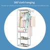 Clothes Rail Coat Rack Garment Dress Hanging Display Stand Shoe Storage Shelf UK