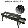 Portable BBQ Fire Pit Folding Camping Garden Charcoal Barbecue Grill Outdoor NEW