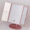 22 LED Light Make Up Mirror Foldable Touch Screen Cosmetic Tabletop Vanity UK