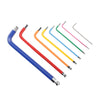 Ball End Hex Key Set Allen Colour Coded Long Torx Multi-coloured Allen Key Set