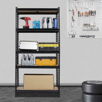 5 Tier Garage Shelves Shelving Unit Racking Boltless Storage Shelf 90*45*180cm