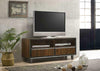 Bretton TV Unit Stand Media Cabinet 2 Drawers + Shelf Walnut