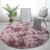 Circle Round Shaggy Fluffy Rugs Living room Bedroom Carpet Floor Fluffy Mat Soft