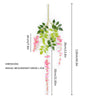Artificial Hanging Wisteria Ivy Fake Silk Flower Vine Home Wedding Garden Decor