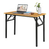 Folding Study Coffee Table Foldable Computer Desk Wooden Laptop Office Classroom